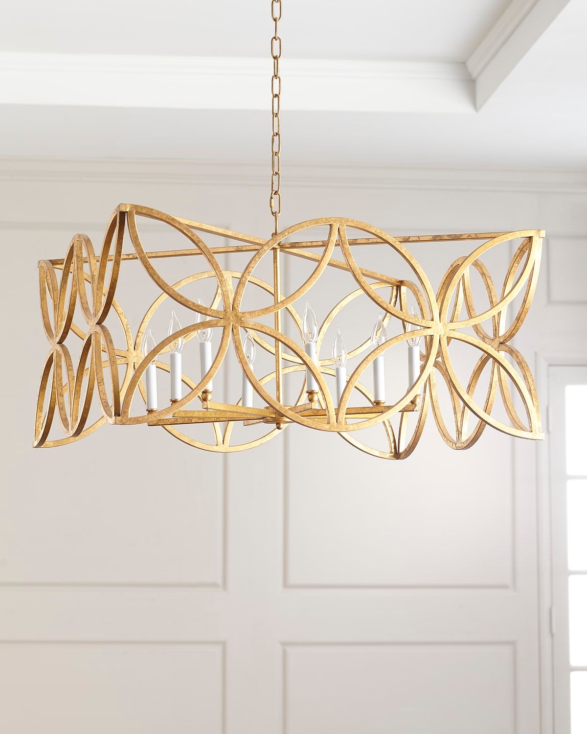 McCarty Gold Leaf Chandelier