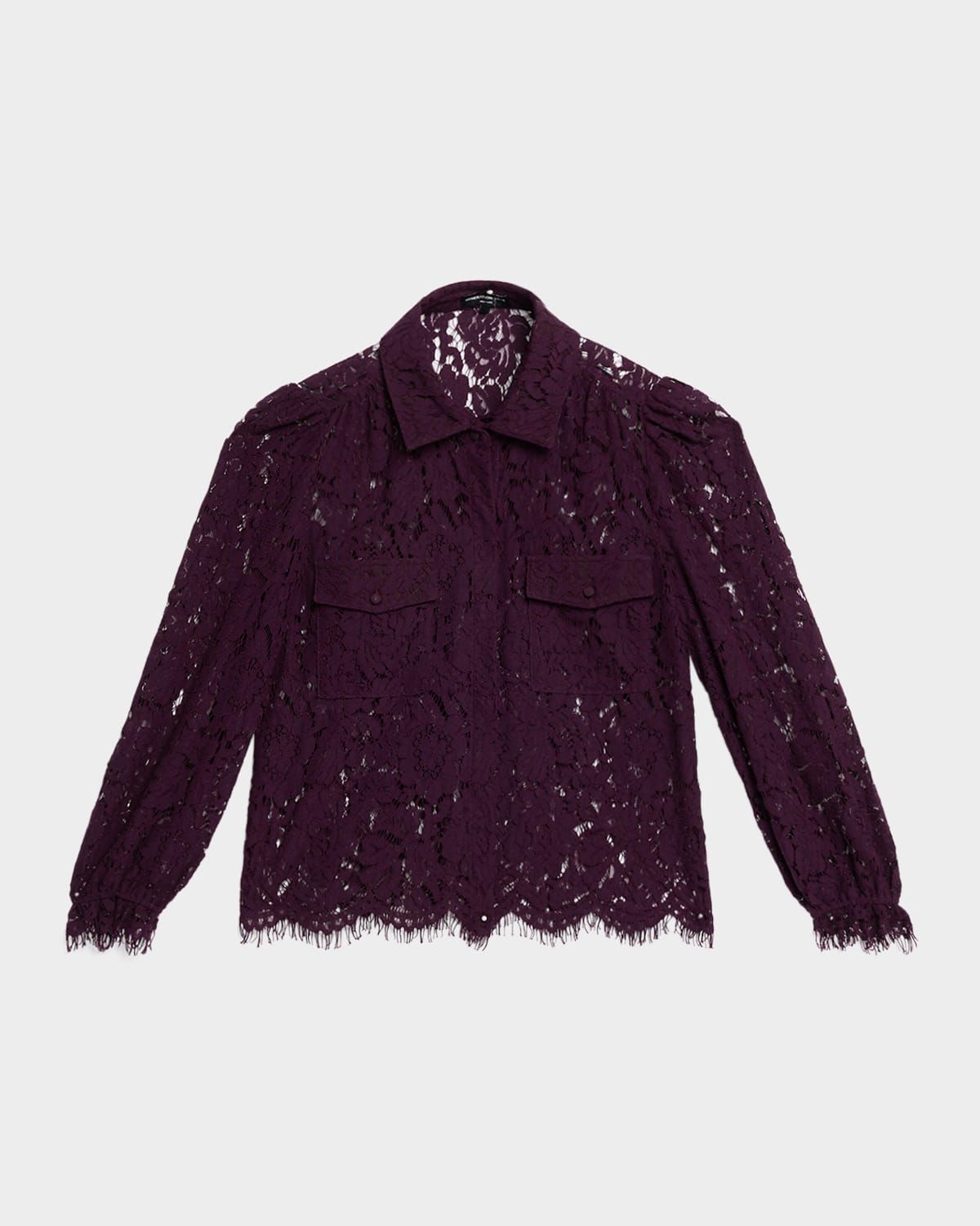 Lina Long-Sleeve Lace Shirt