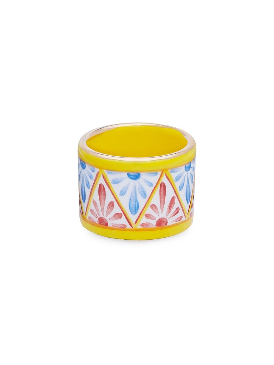 Carretto 2-Piece Medium Ceramic Napkin Holder Set