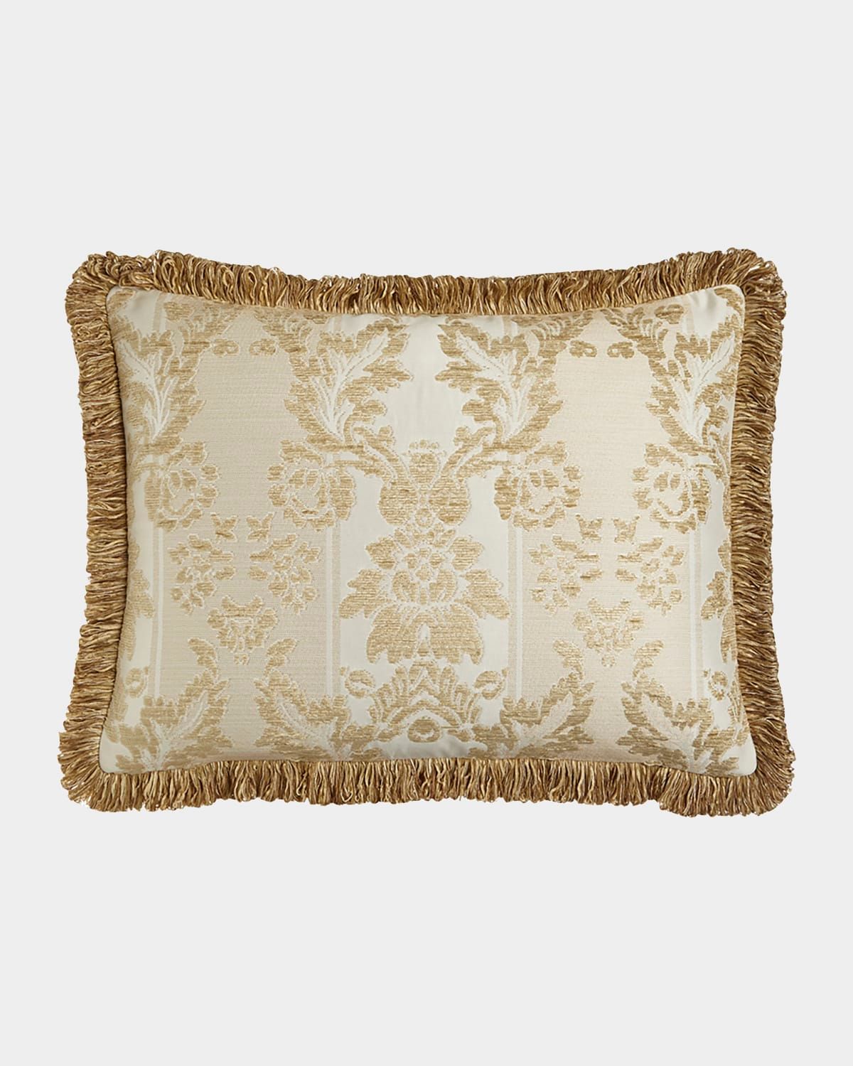 Antoinette King Chenille Sham with Loop Fringe
