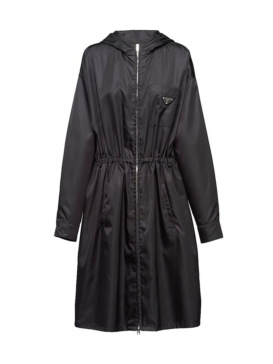 Women's Re-Nylon Raincoat - Black - Size 6