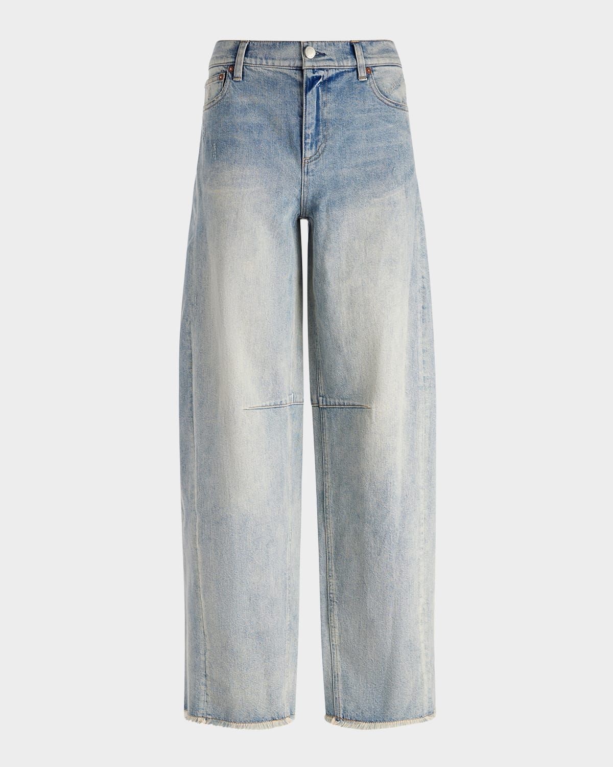 Driggs Cropped Balloon-Leg Jeans