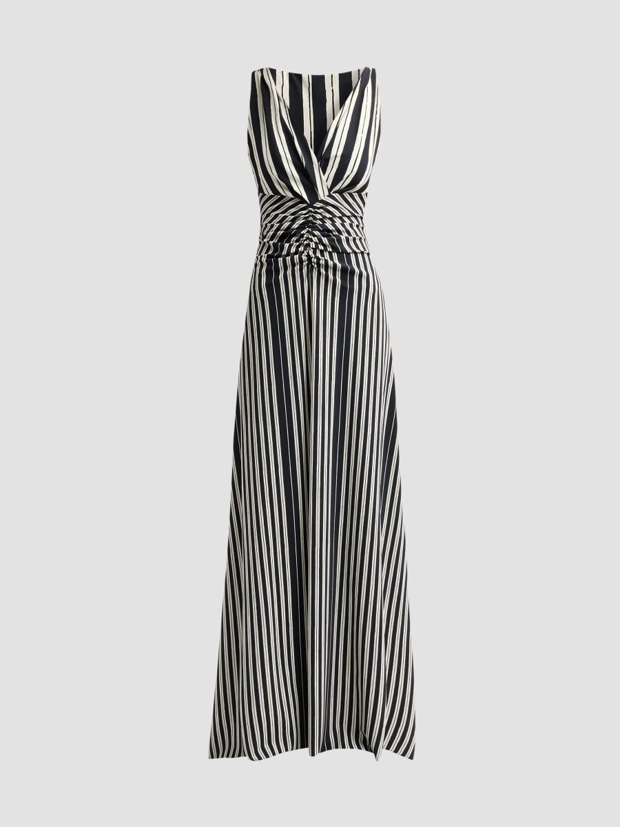 Chiara Boni La Petite Robe Women's Naoya Stripe Jersey Maxi Dress - Riviera Coastal - Size XXL