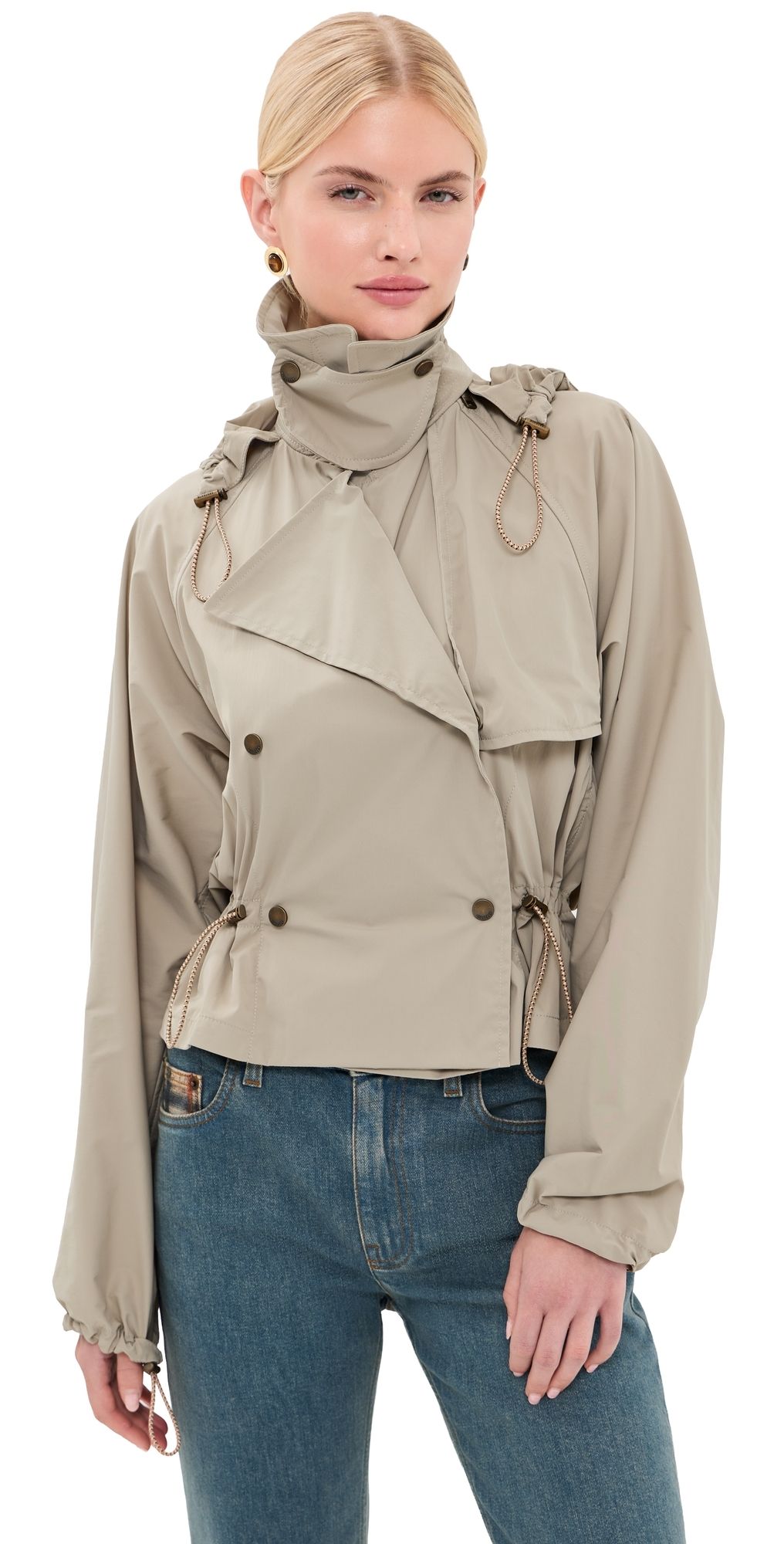 Burberry Rosewin Jacket Saltmarsh Beige 4
