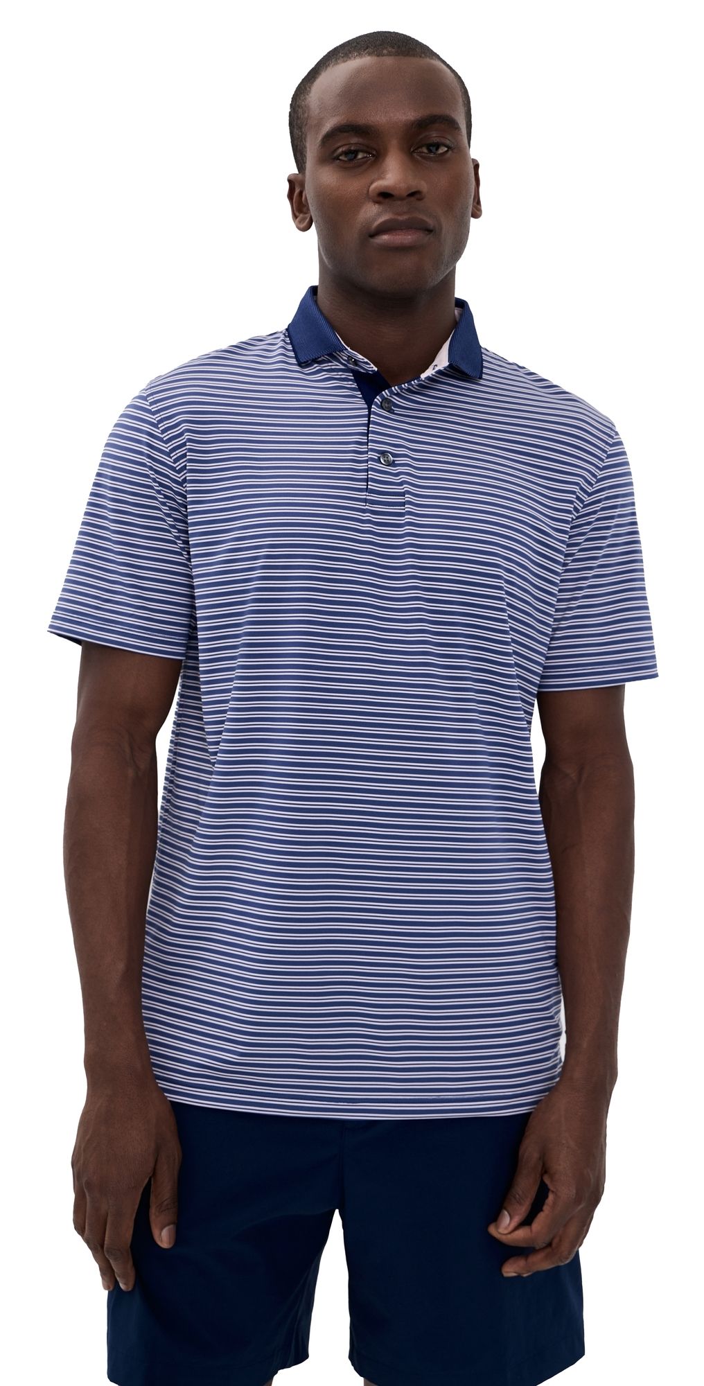 Greyson Winoka Striped Polo Falcon XXL