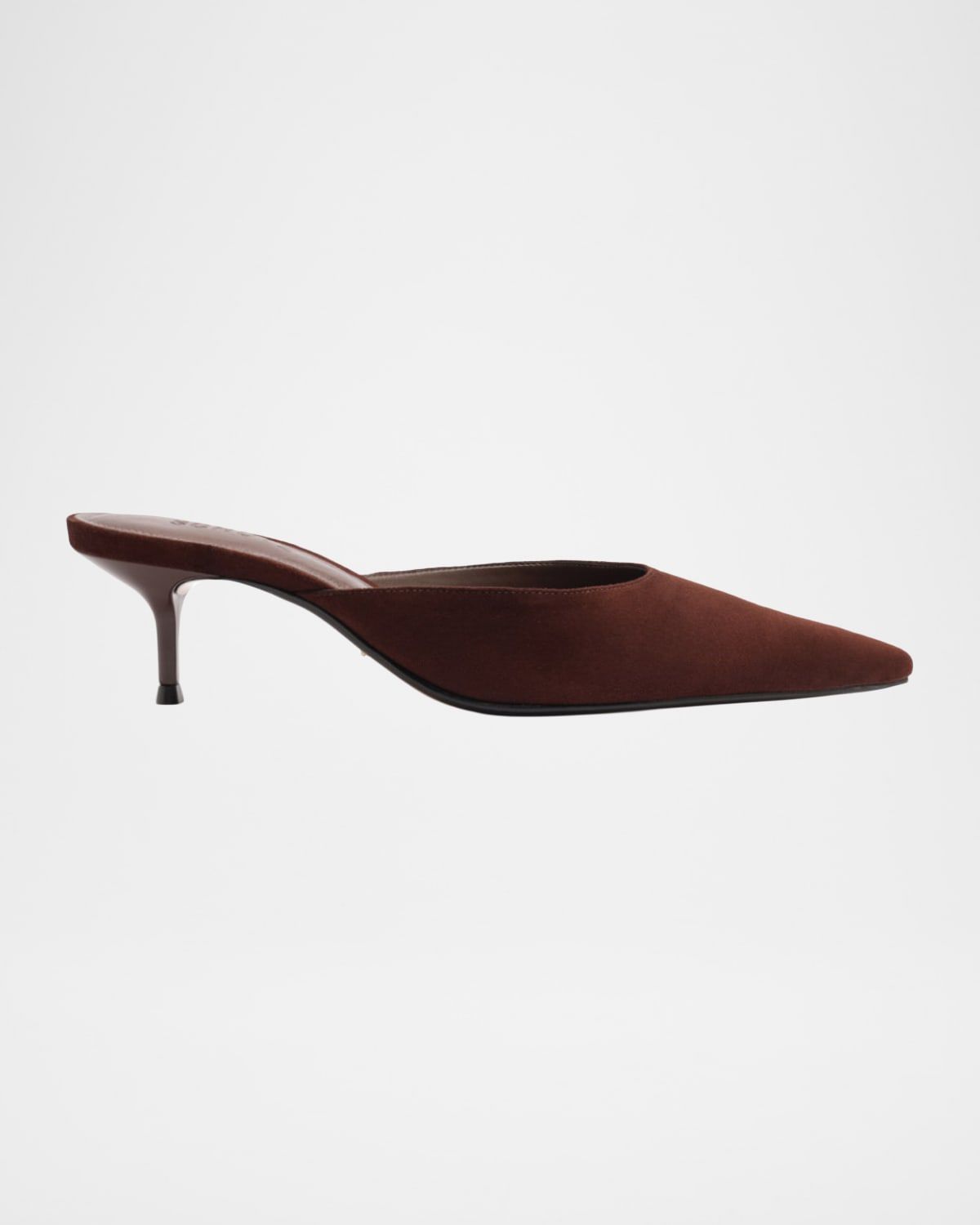 Julie Suede Kitten-Heel Pumps