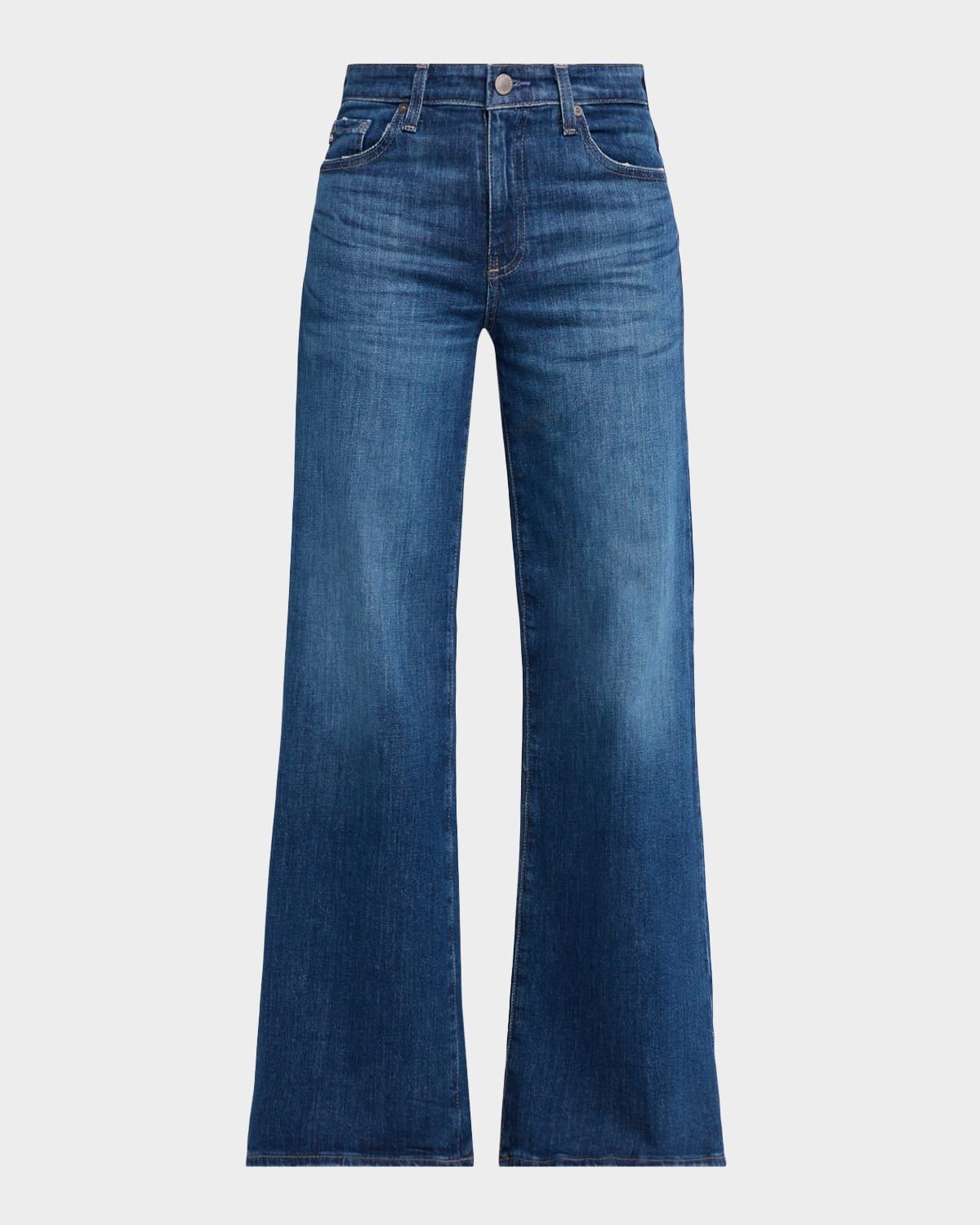 Saige Mid-Rise Wide-Leg Jeans