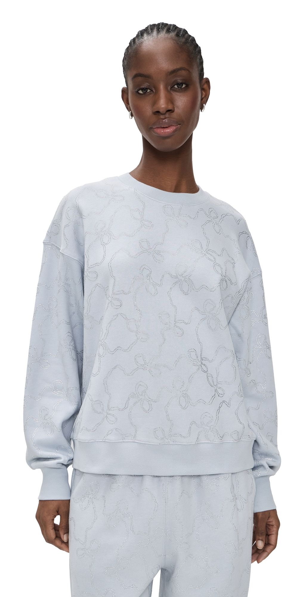 LoveShackFancy Karabeth Pullover Aspen Blue L