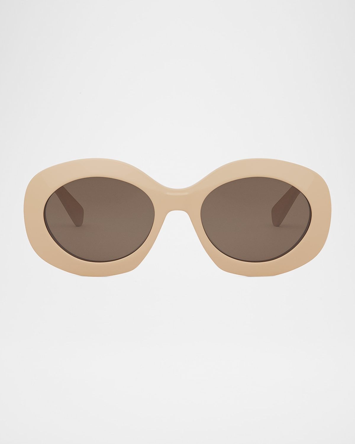 Triomphe Round Acetate Sunglasses