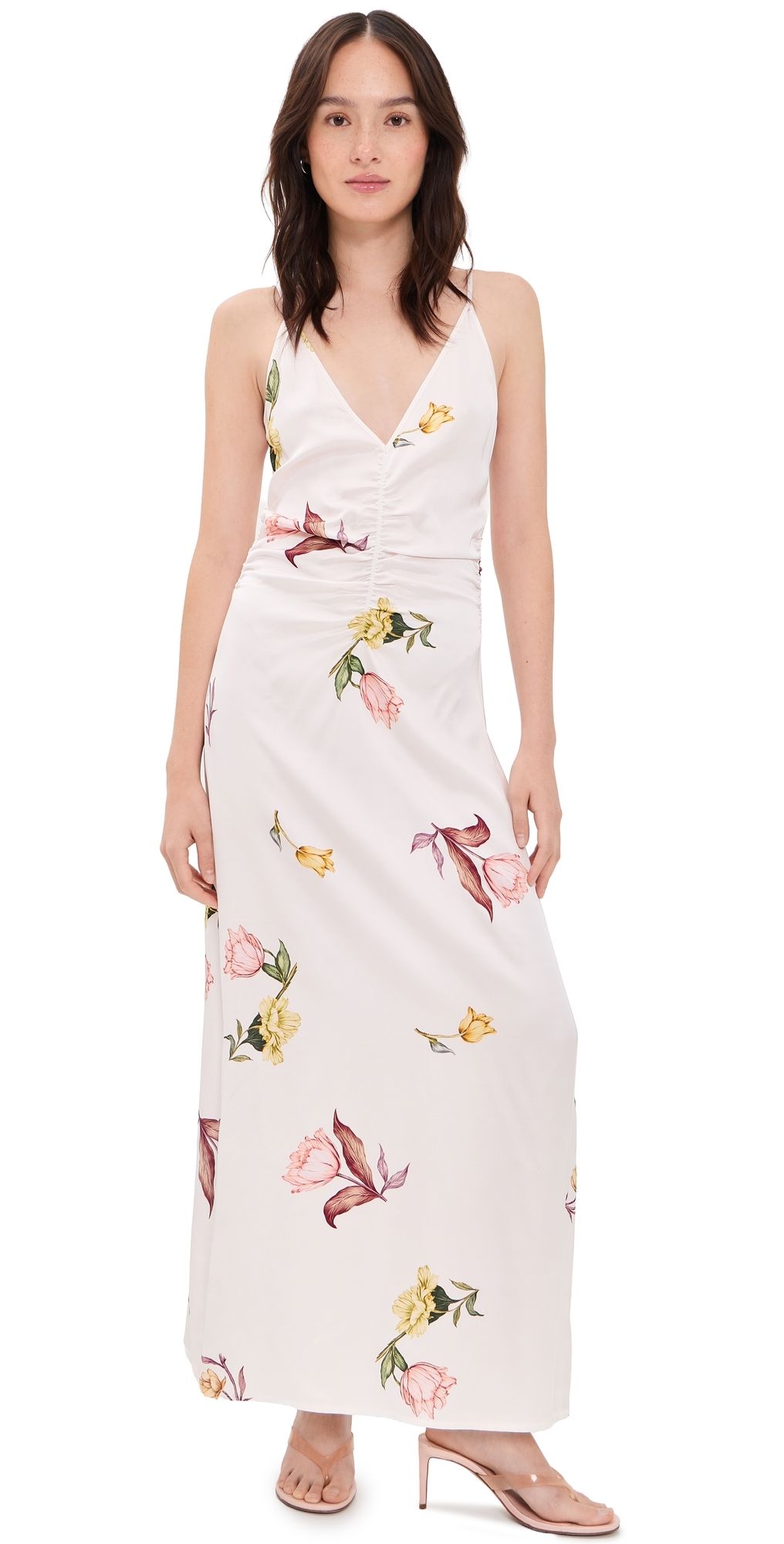 BAUM UND PFERDGARTEN Atalia Dress Coconut Cream Tulips 36