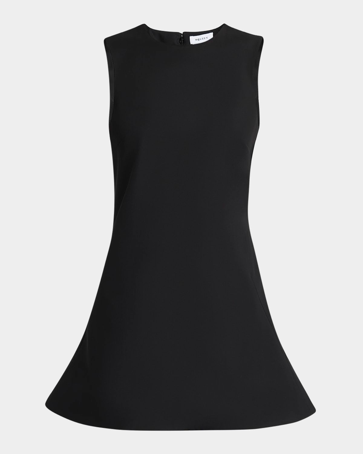 Flared A-Line Sleeveless Mini Dress