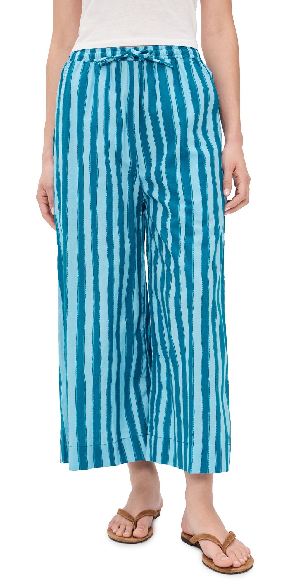 Natalie Martin Collection Lauren Pants Batik Stripe Pool XL