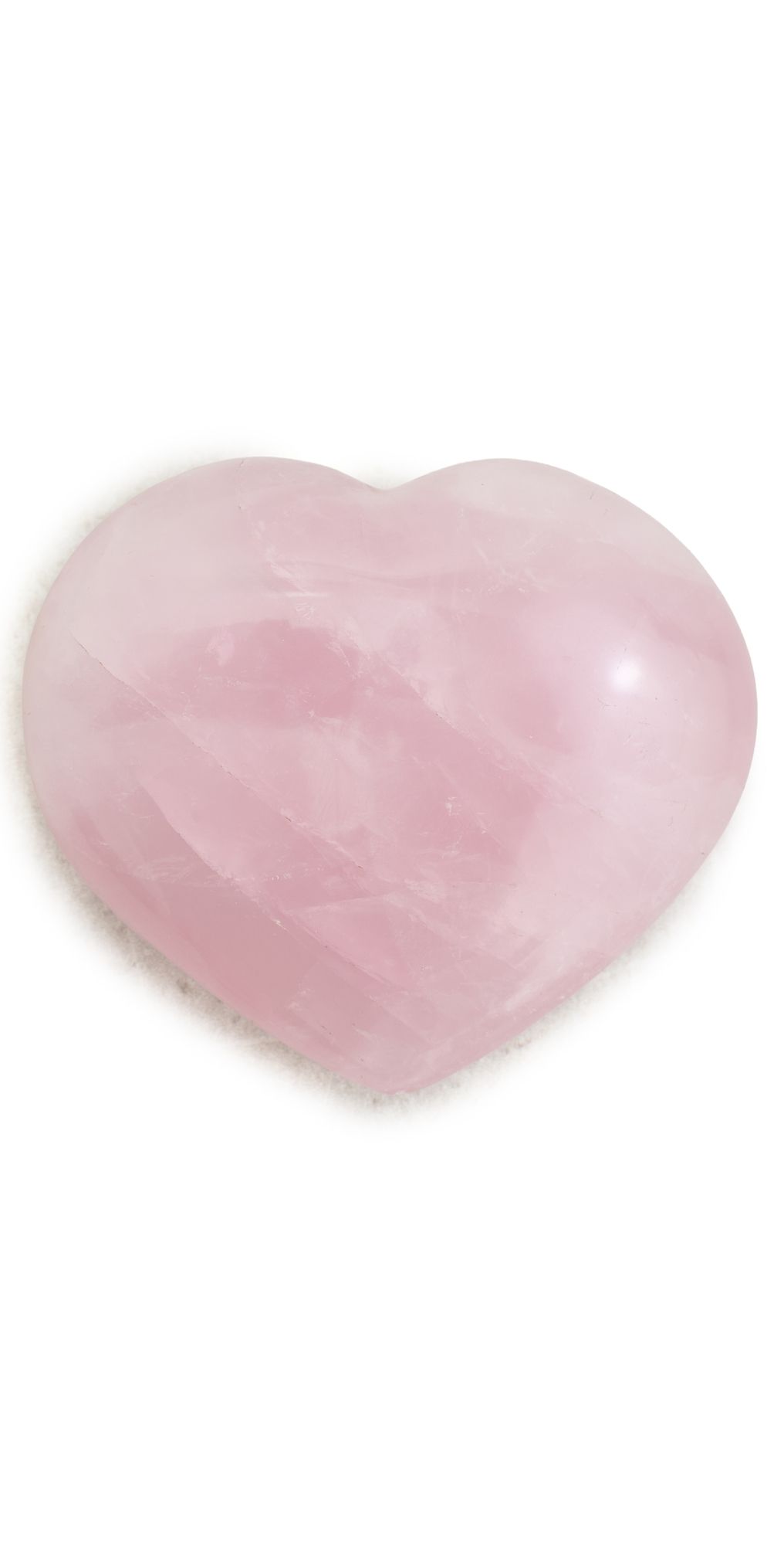 JIA JIA Medium Rose Quartz Heart Rose Quartz One Size