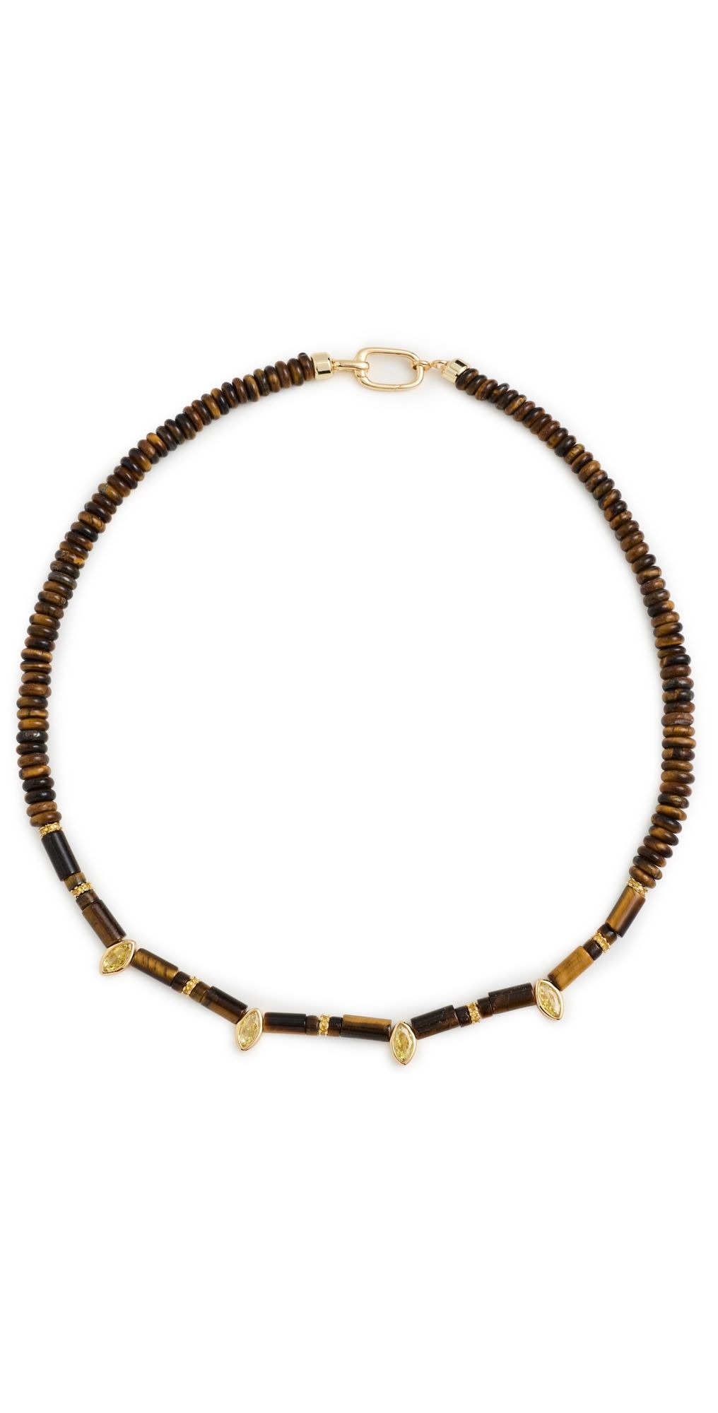 Martha Calvo Sienna Necklace Brown One Size