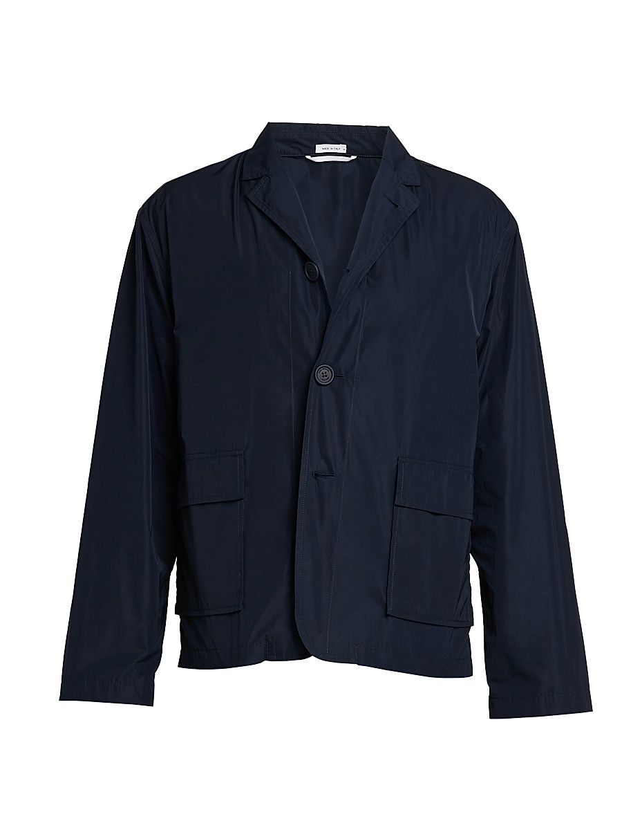 Men's Engineered 4 Bar Classic Loopback Jersey Zip-Front Hoodie - Navy - Size XXL