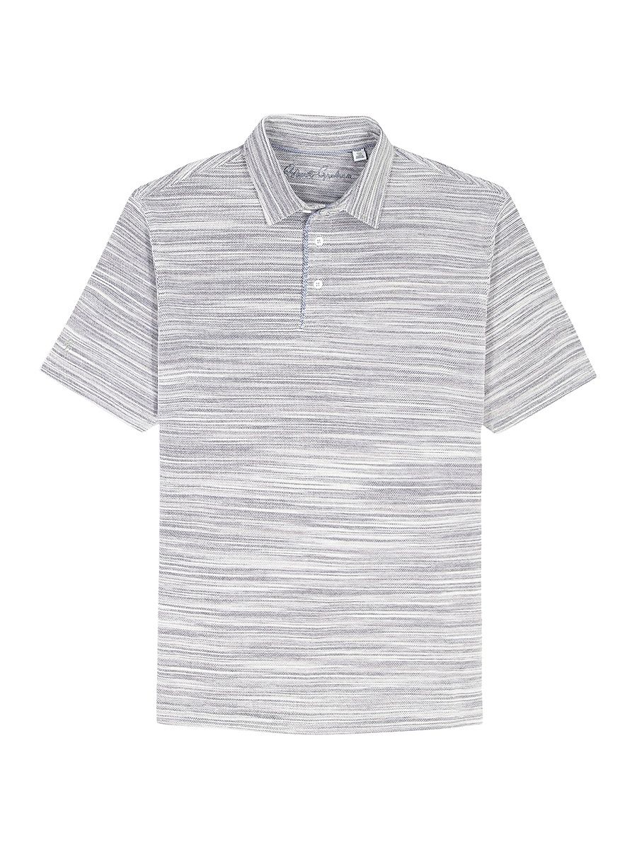 Men's Bogner Knit Polo Shirt - White - Size XXL