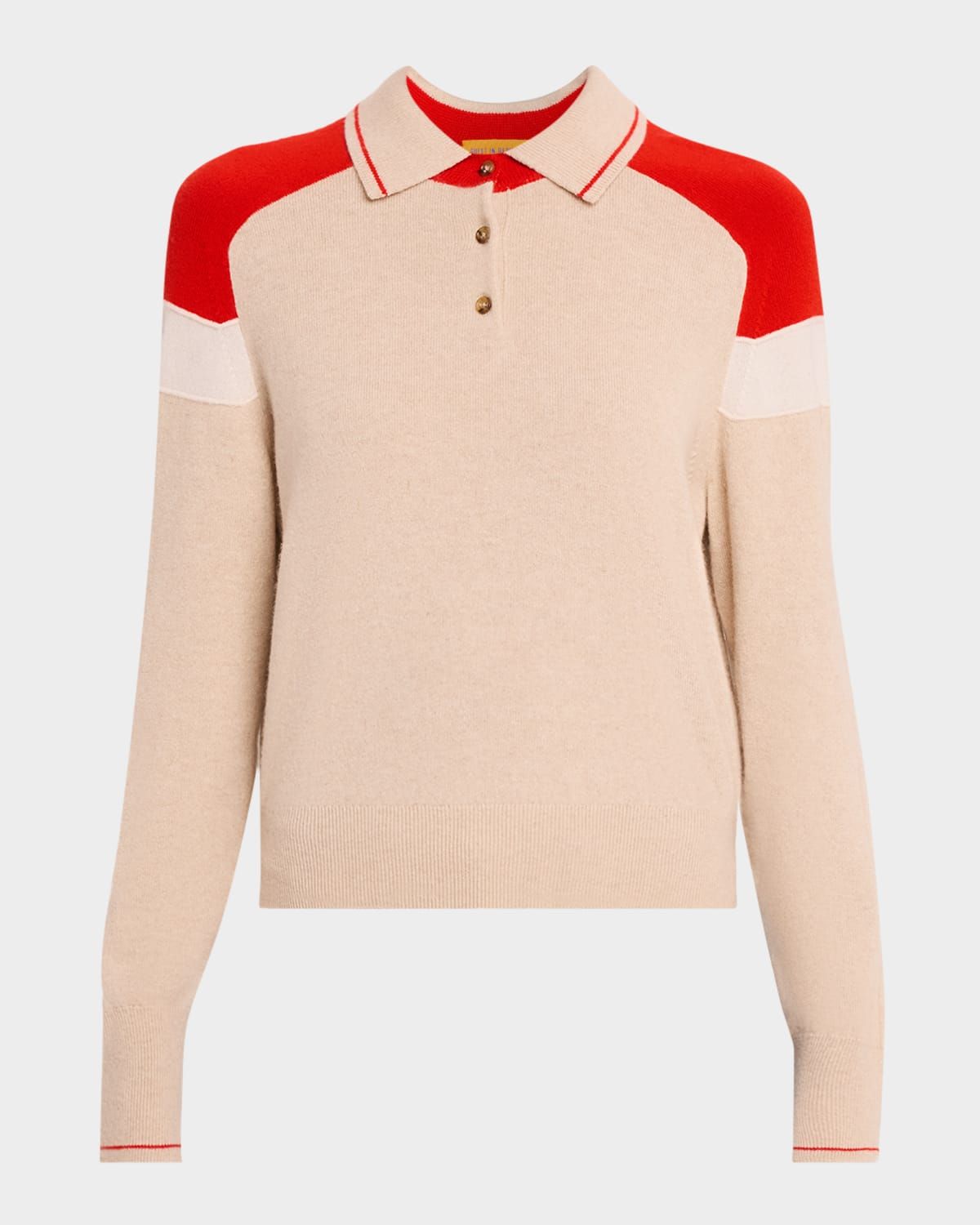 Alpine Collegiate Cashmere Polo Sweater