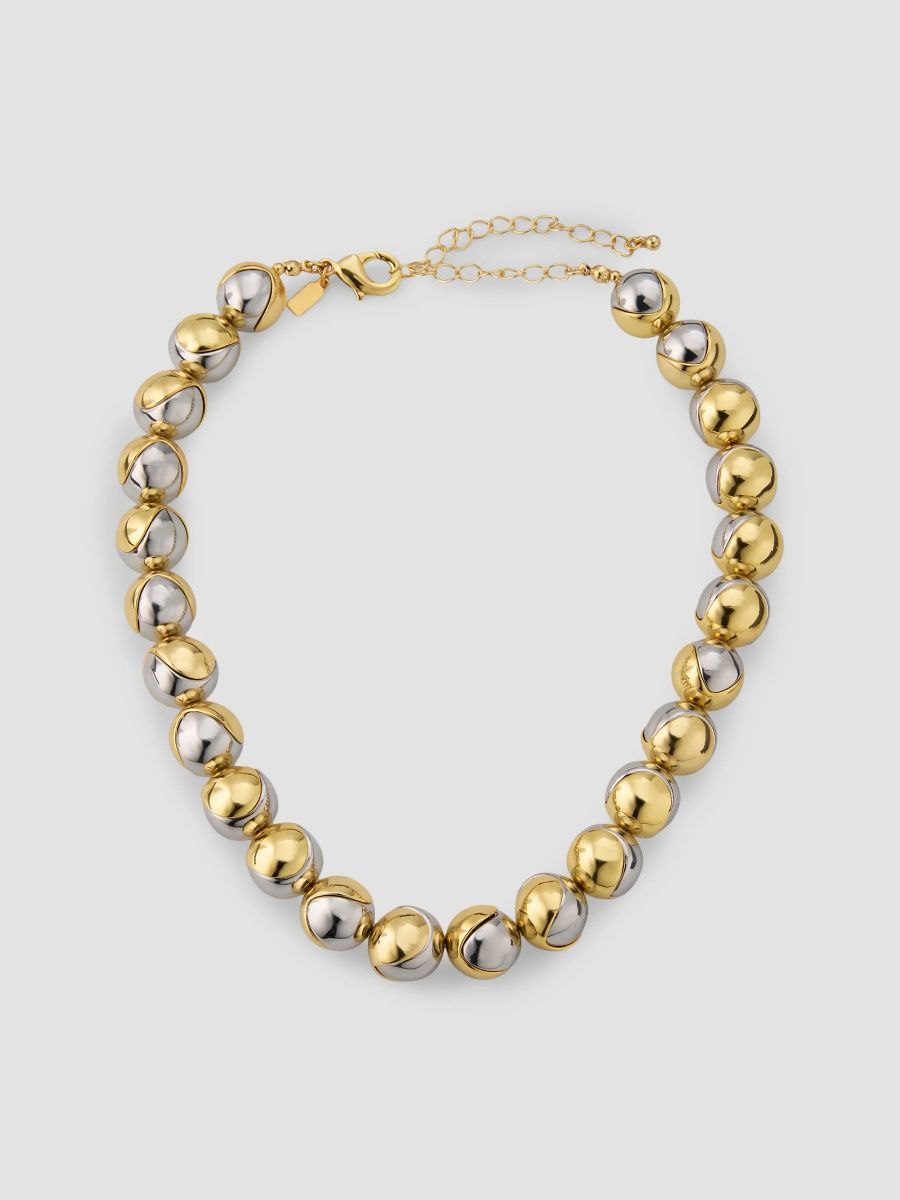 Kenneth Jay Lane Women's Two-Tone 18K Gold-Plated Ball Chain Necklace/20" - Gold