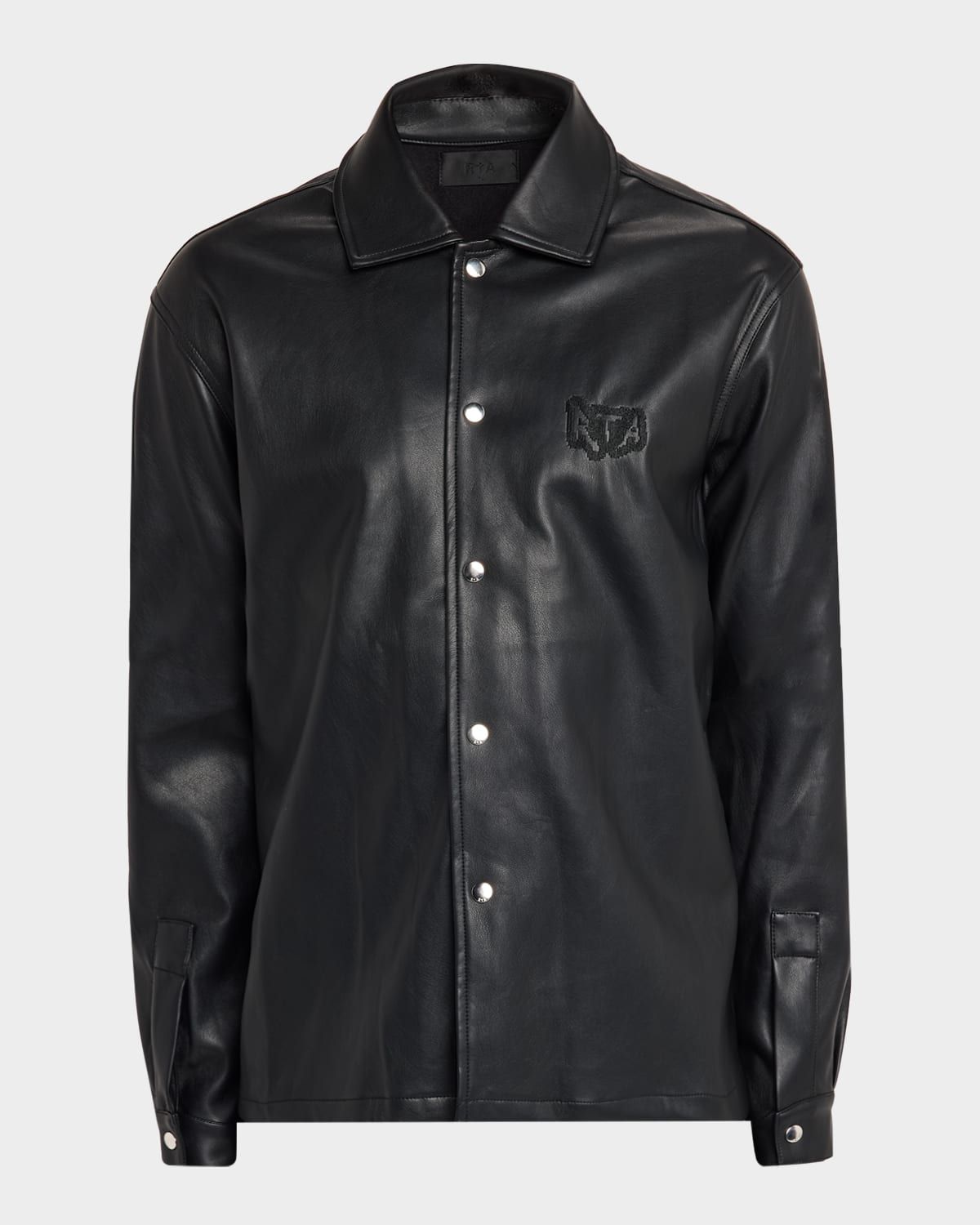 Men & apos;s Parlan Pixelated Logo Snap-Front Jacket