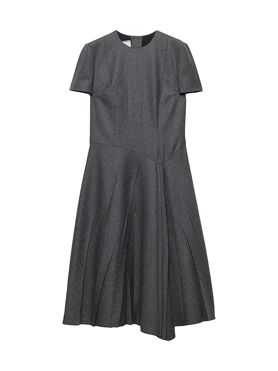 Women's Flannel Dress - Grey - Size 6