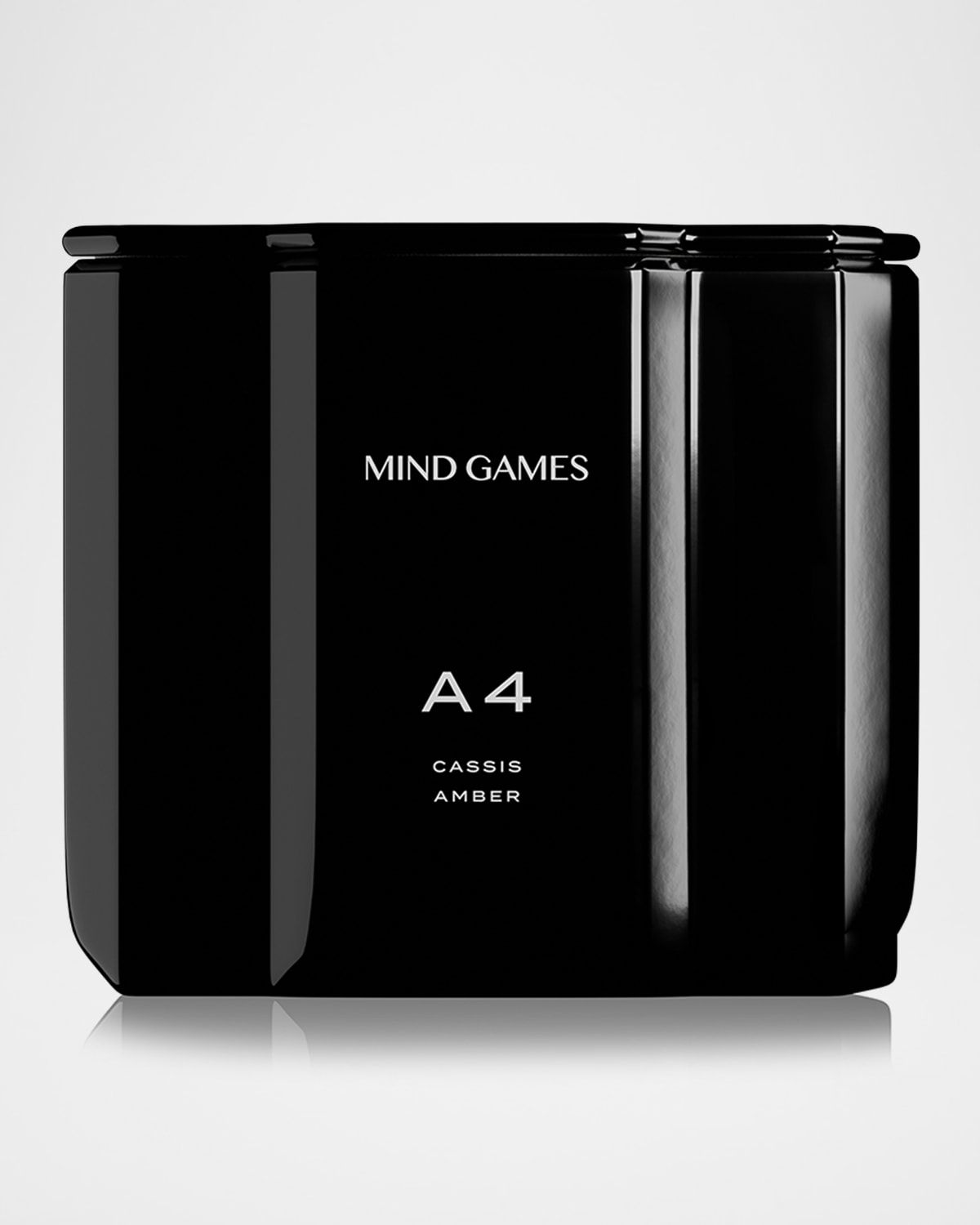 A4 Black Queen Cassis Amber Luxury Candle, 10 oz.