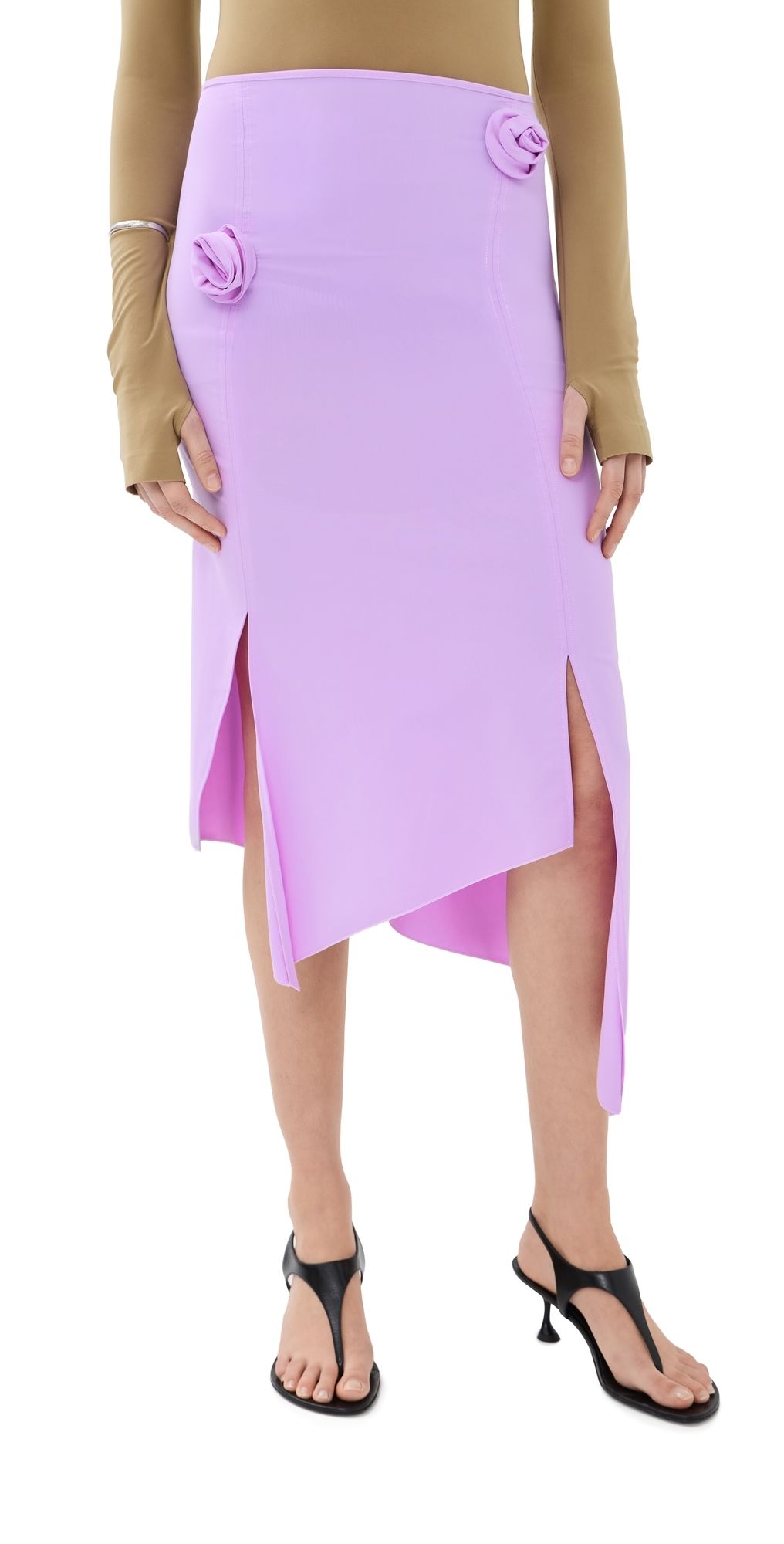 Coperni Flower Skirt Purple XL