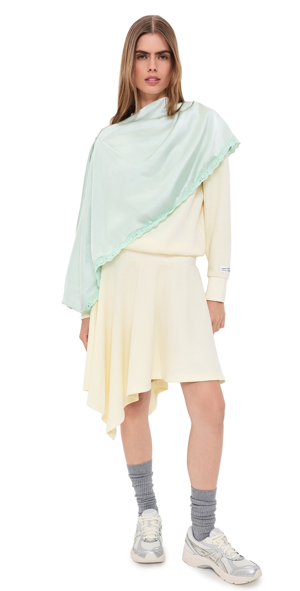 Sandy Liang Tulsa Dress Cream XL