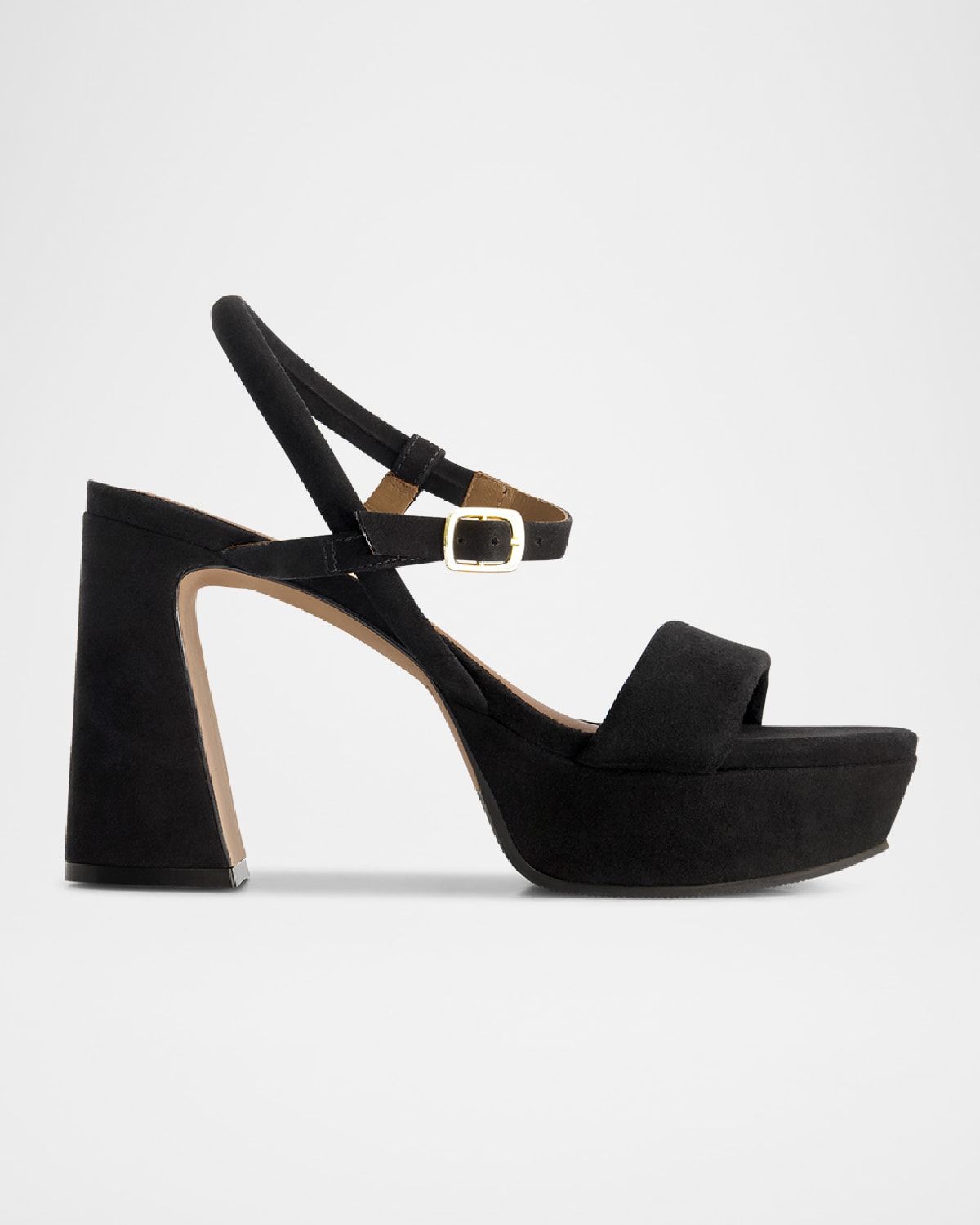 Ventura Suede Platform Heel Sandals