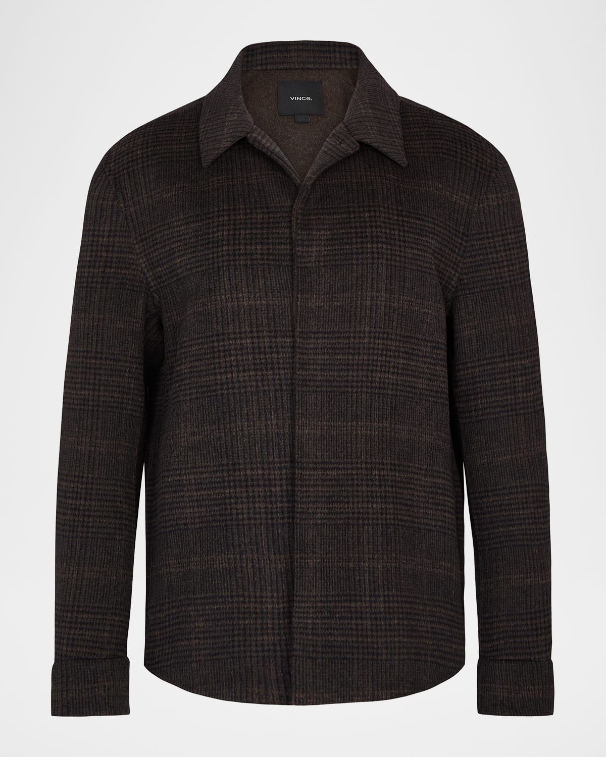 Men & apos;s Plaid Splittable Wool-Blend Shirt Jacket