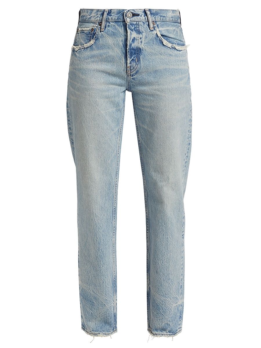 Women's Wildwood Straight-Low Jeans - Light Blue - Size 30