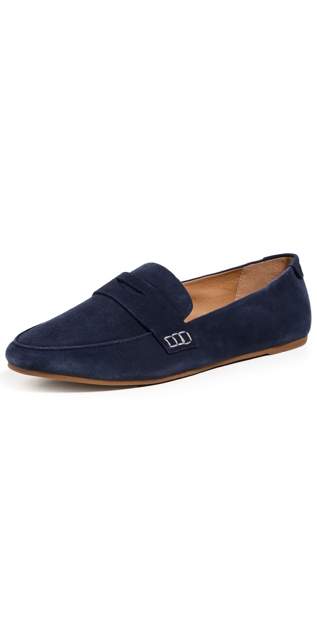 beek Moorhen Loafers Navy 10