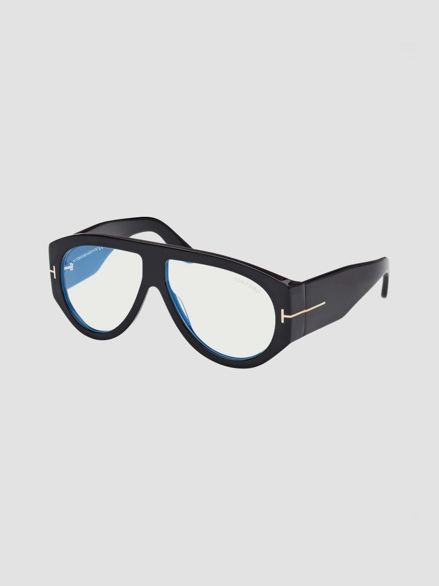 TOM FORD Women's 60MM Pilot Eyeglasses - Black Blue