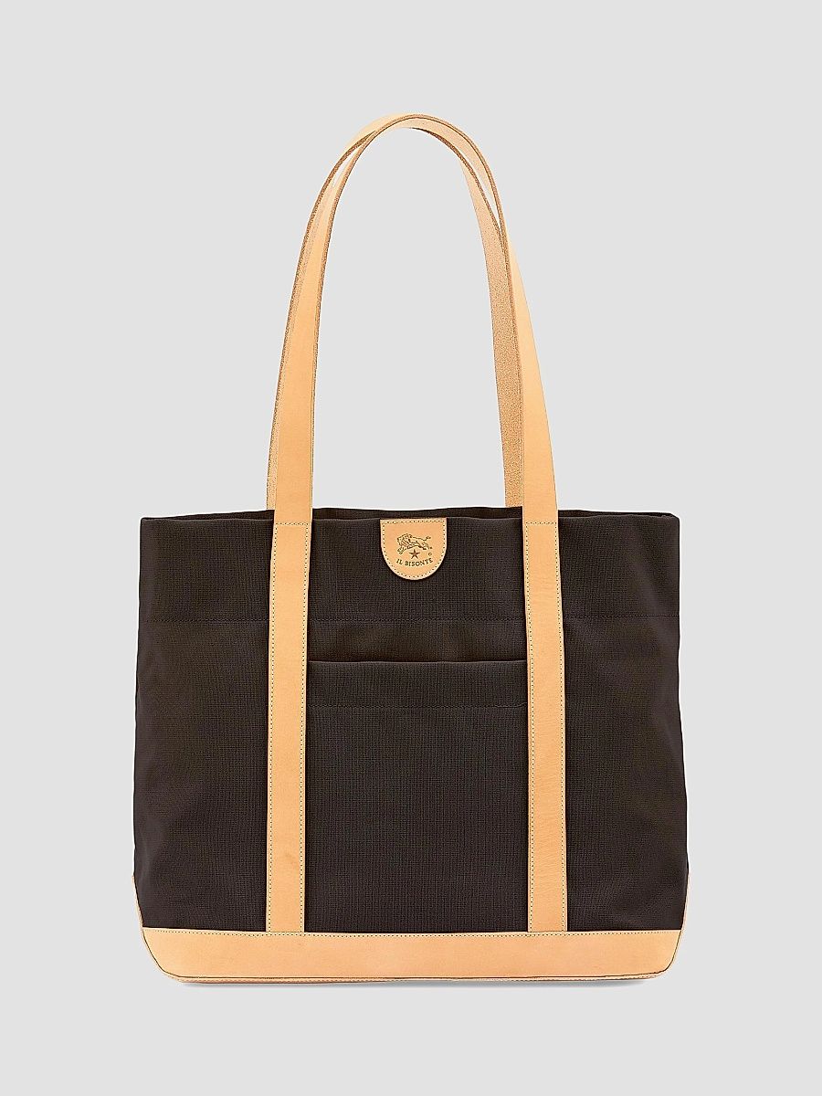 Il Bisonte Women's Caramella Classic Medium Tote - Nero Natural