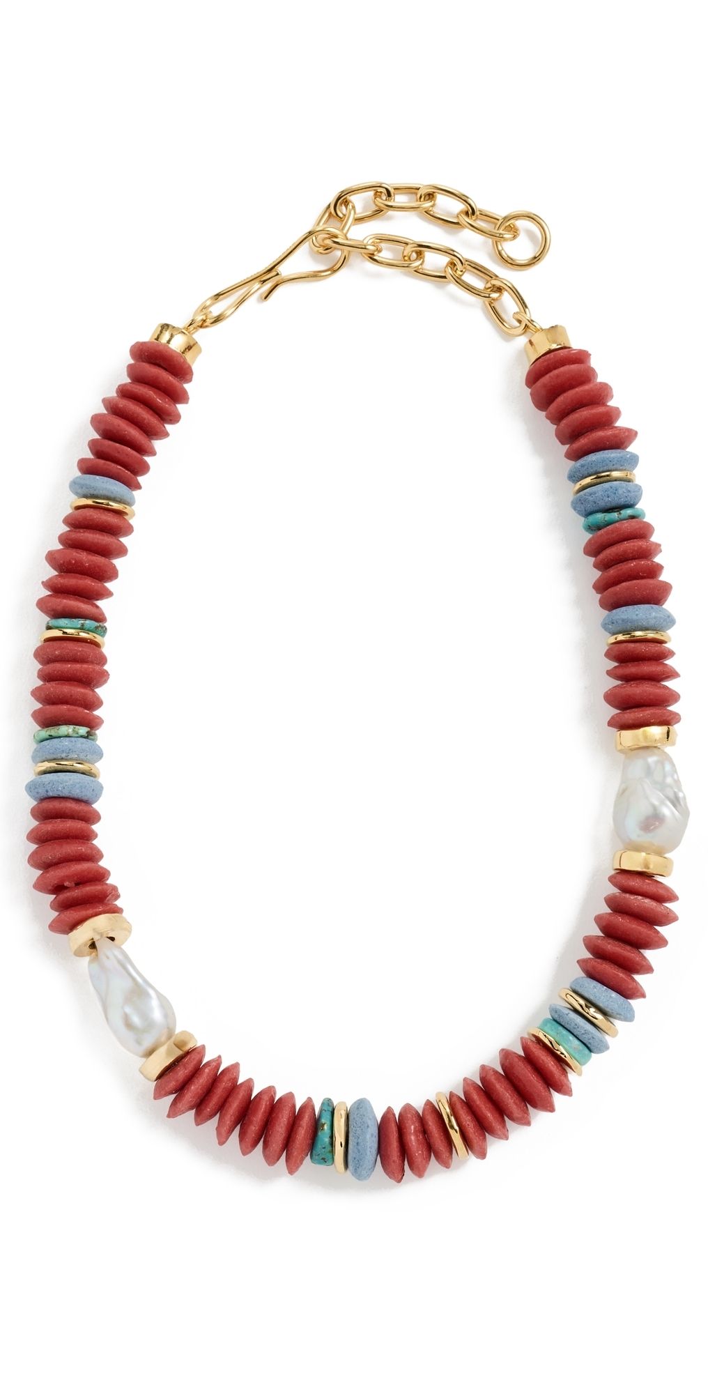 Lizzie Fortunato Umi Necklace In Rust Multi One Size