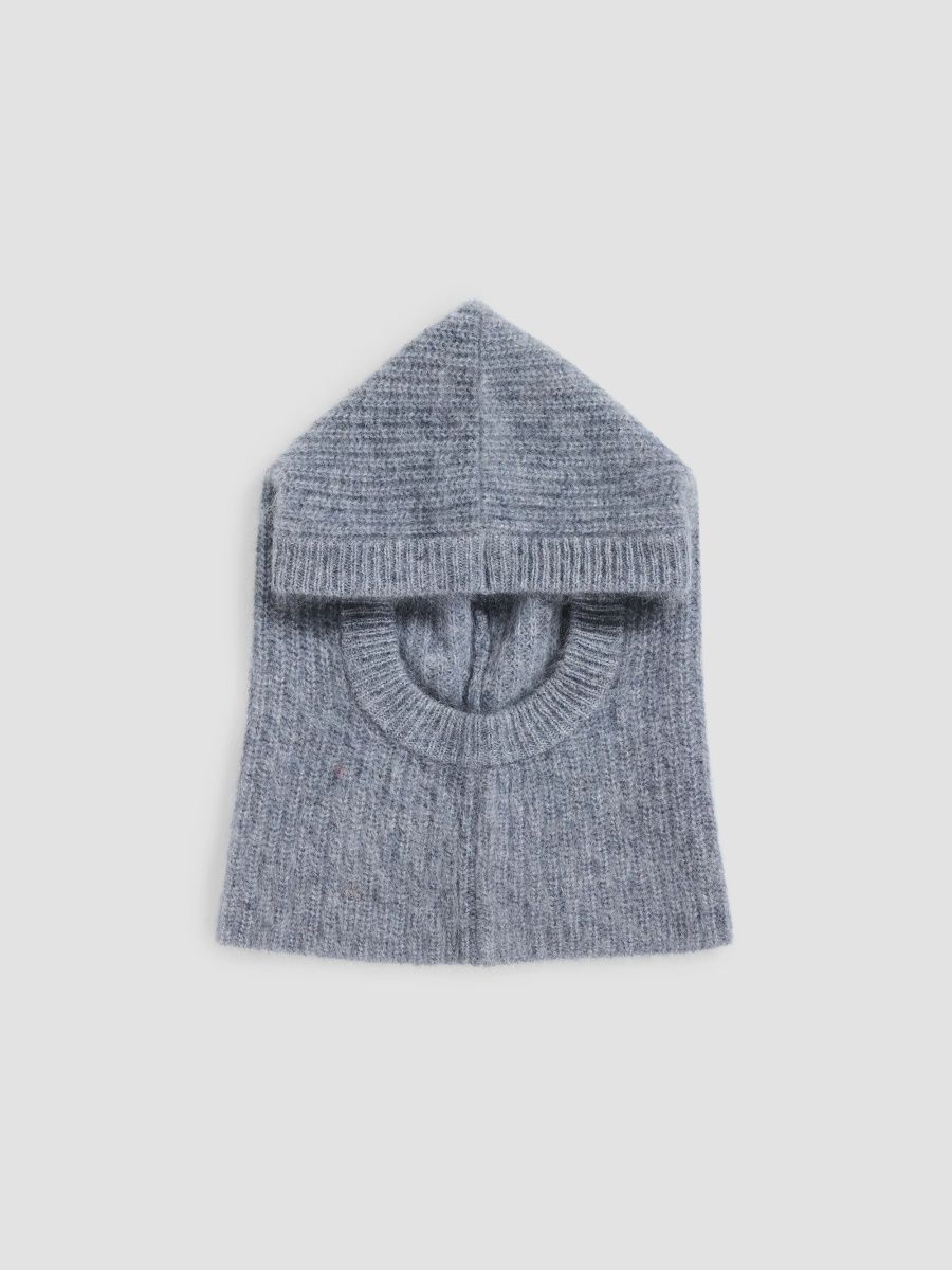 rag & bone Women's Jada Brushed Cashmere Balaclava - Light Grey