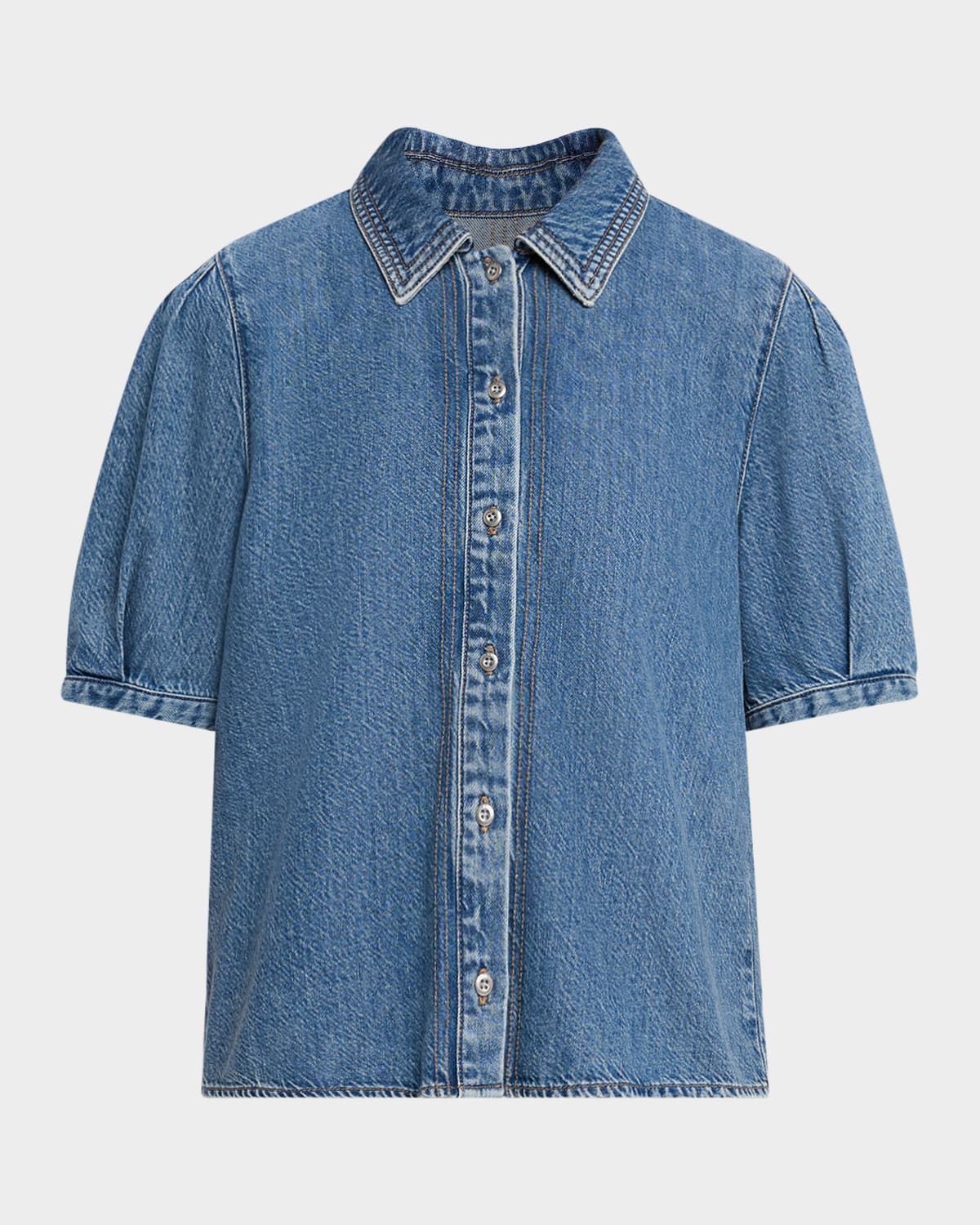 Taylor Ultra-Featherweight Denim Blouse