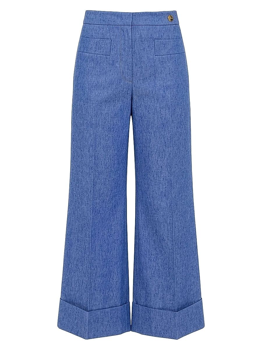 Women's Brody Crop Cuff Pants - Vintage Indigo - Size 10