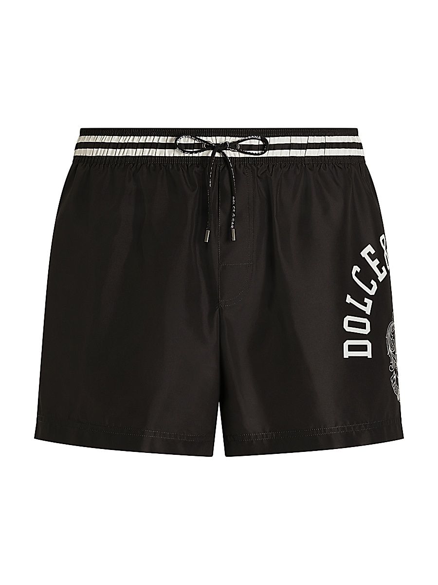 Men's Logo Swim Trunks - Militare Nero - Size XL