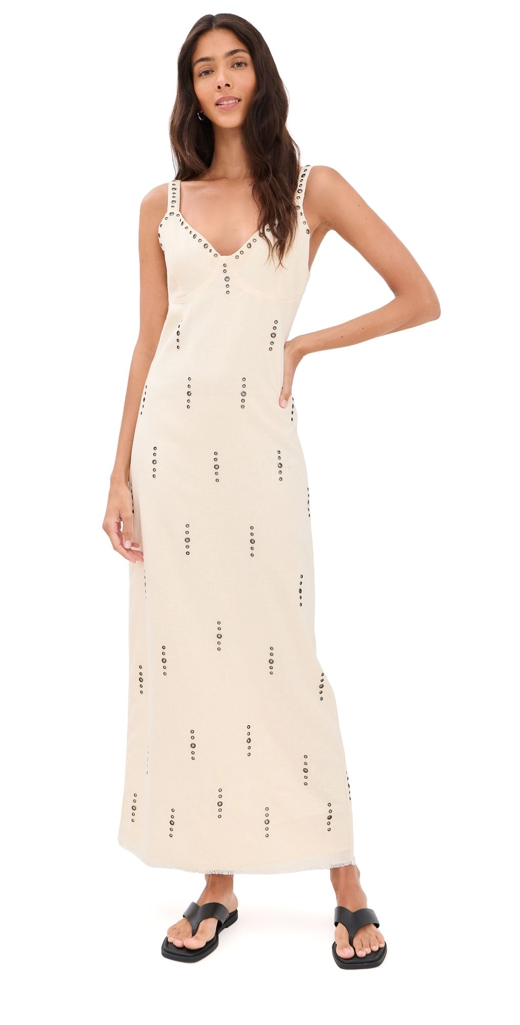 rag & bone Aubrey Dress Ivory 8