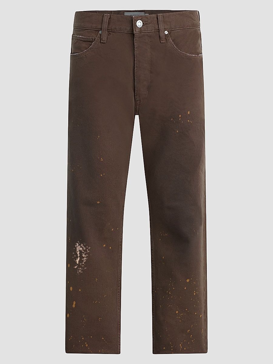 Men's Rylan Paint-Splatter Straight-Leg Jeans - Crestview - Size 42