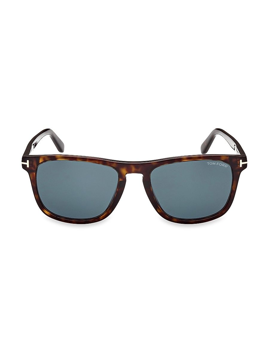 Men's Gerard-02 54MM Wayfarer Sunglasses - Shiny Classic