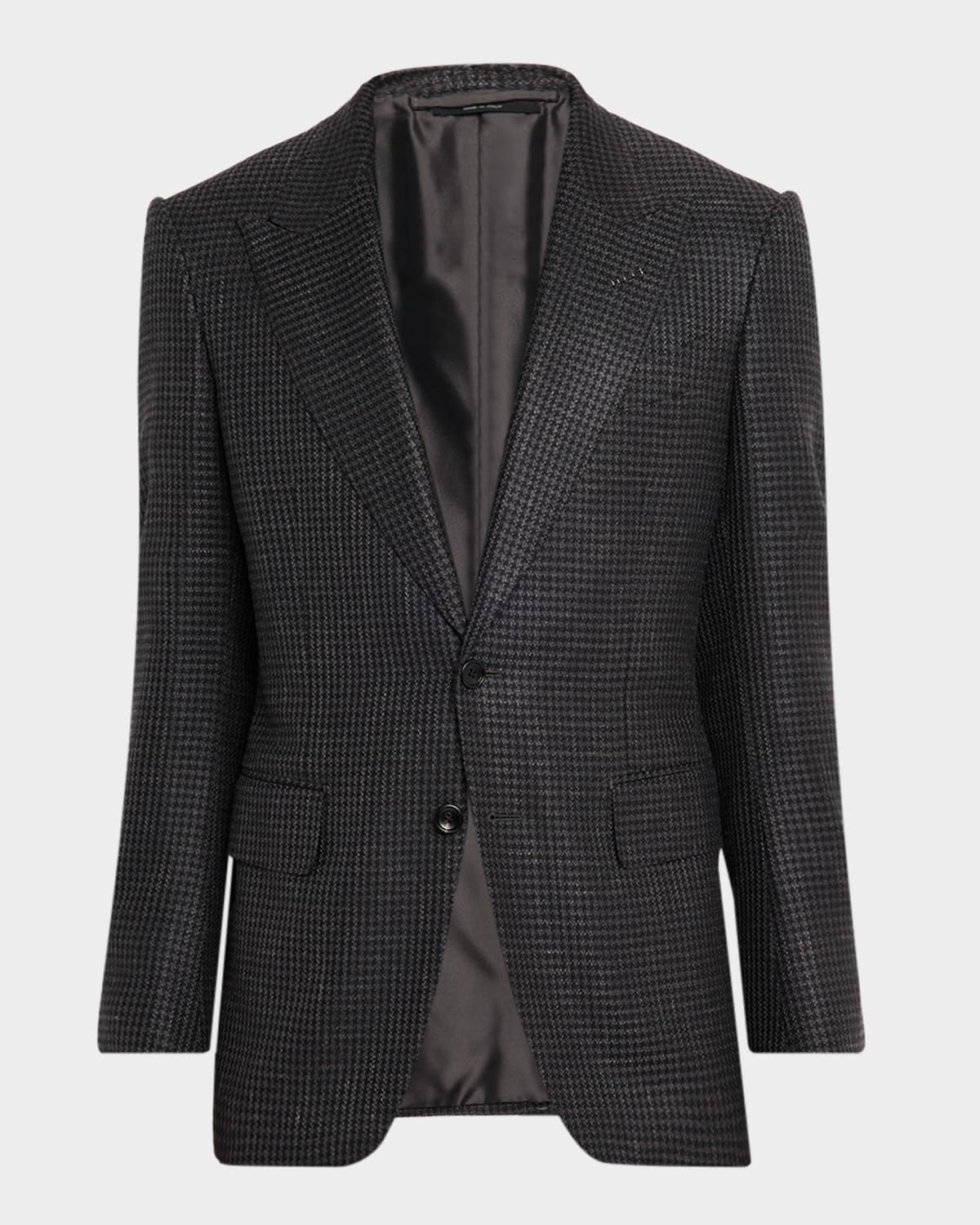 Men & apos;s Shelton Herringbone Pied de Poule Single-Breasted Sport Coat