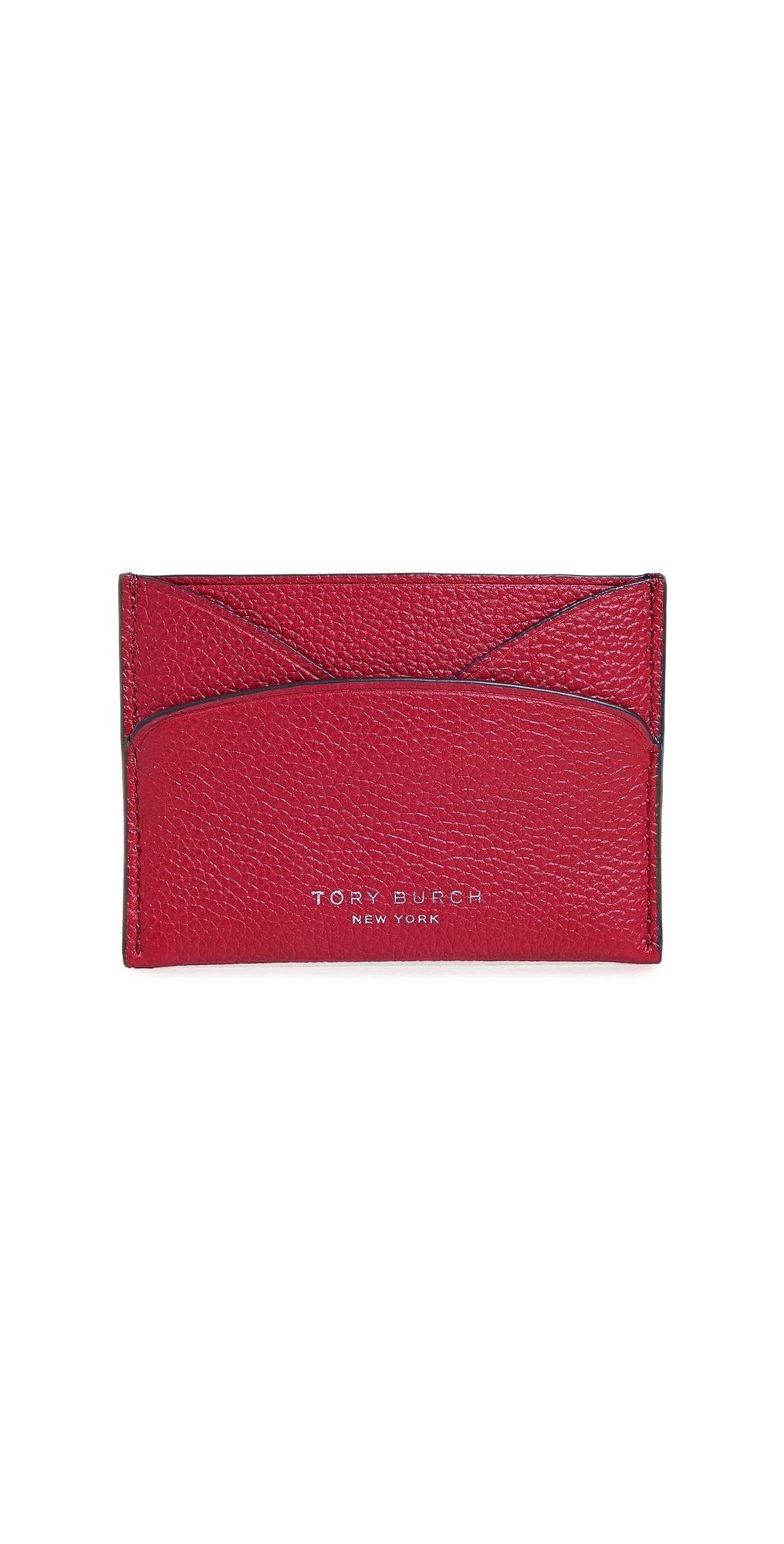 Tory Burch Romy Flat Card Case Tory Red One Size