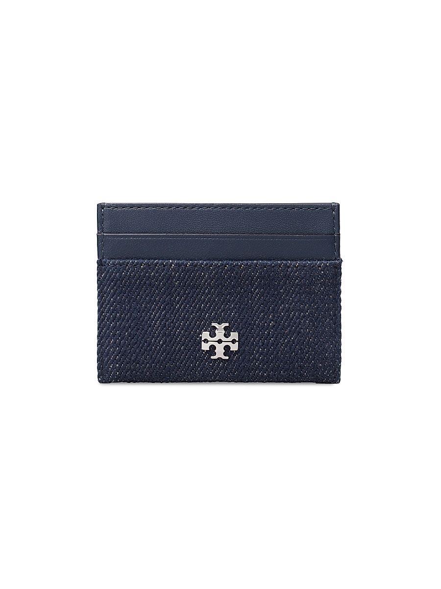 Women's Charlie Denim Card Case - Midnight