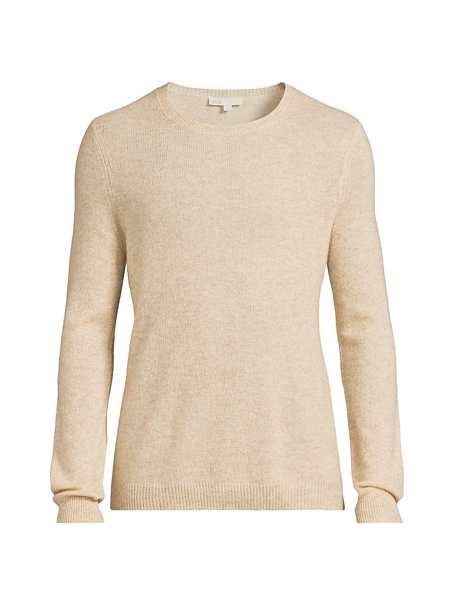 Men's Featherweight Cashmere Sweater - Stone - Size XXL