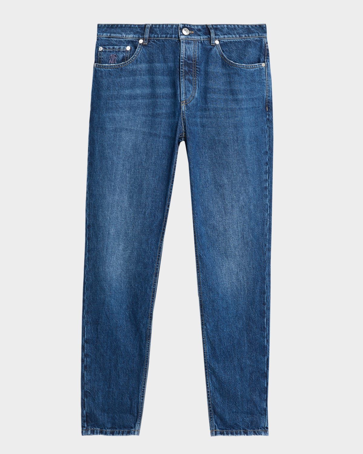 Men & apos;s Slim Light-Wash Denim Jeans