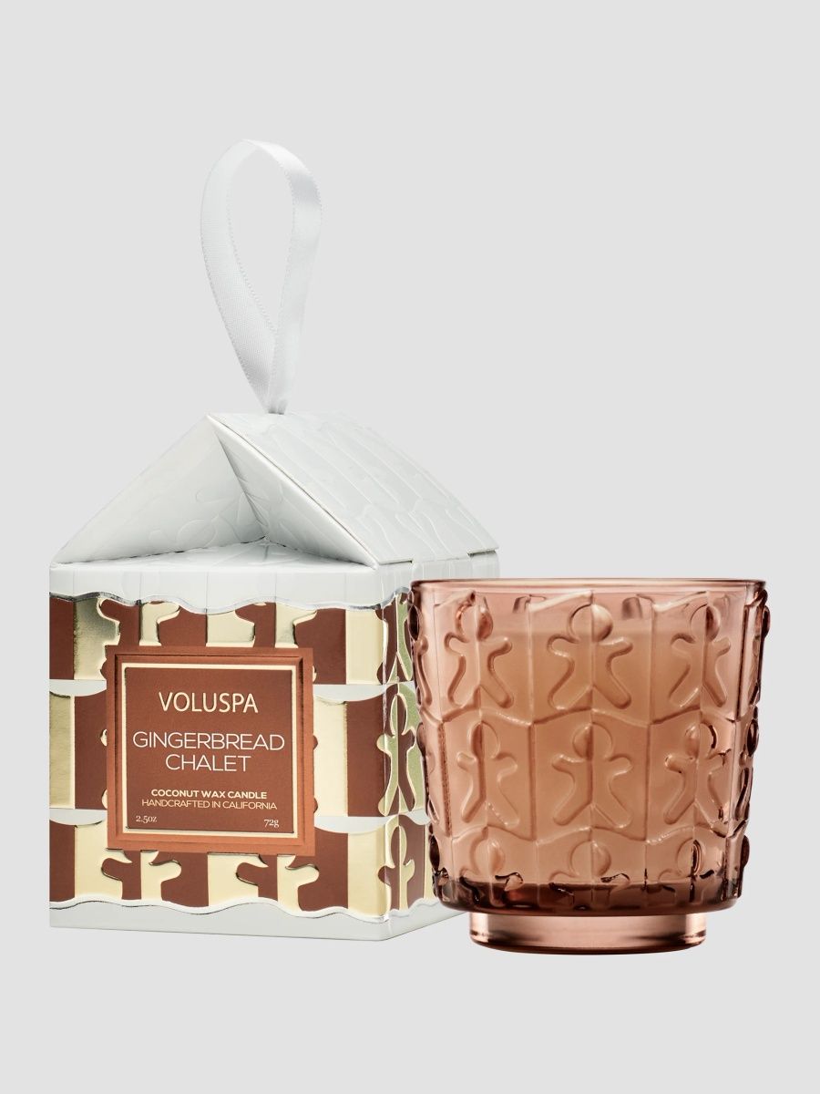 Voluspa Gingerbread Chalet Candle Ornament