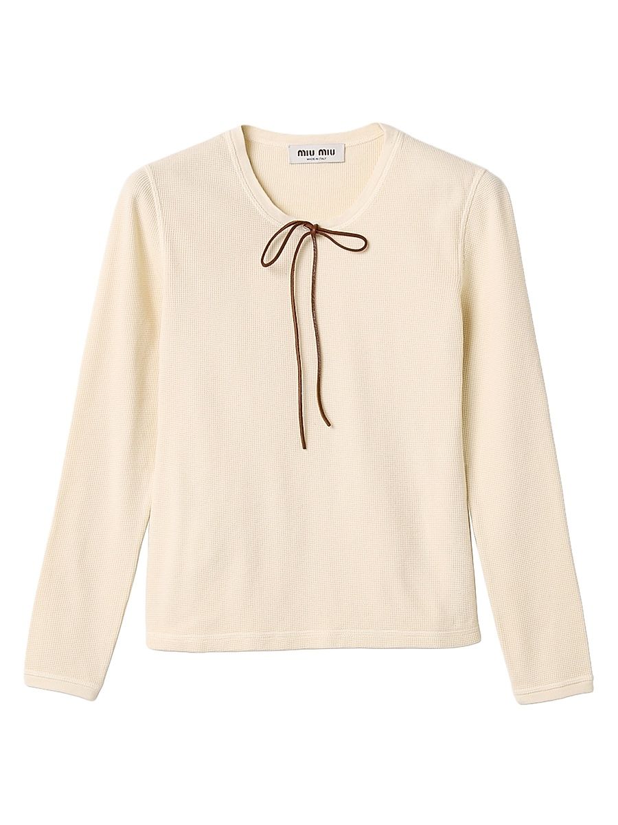Women's Cotton T-Shirt - Beige - Size Medium