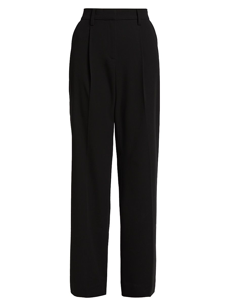 Women's Alex Straight-Leg Pants - Black - Size 12