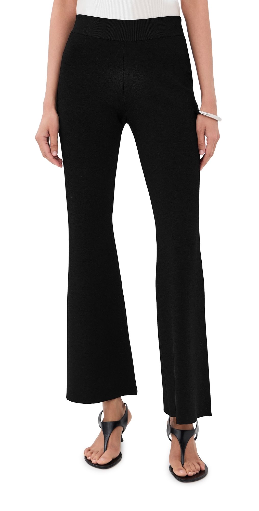 Stella McCartney Compact Knit Iconic Trousers Black L